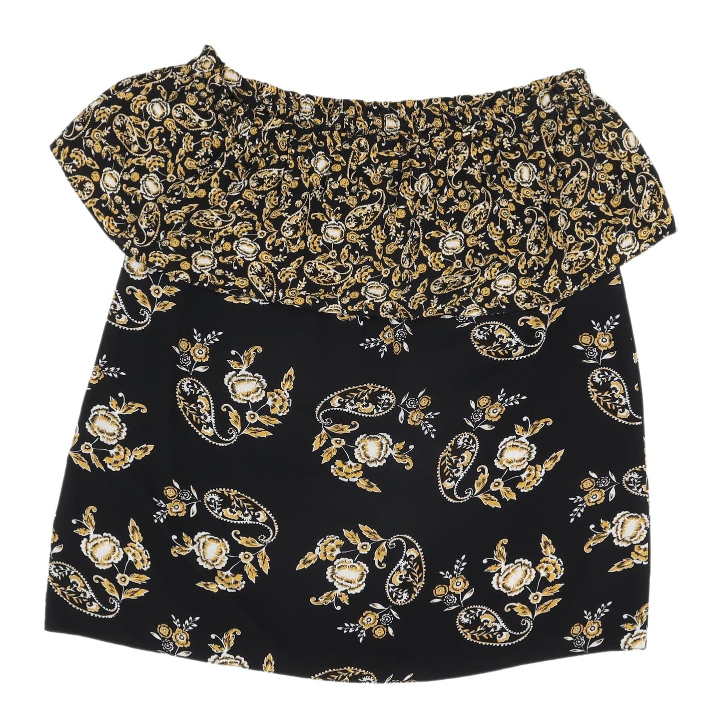 Dorothy Perkins Women's Black Off-Shoulder Blouse Size 12