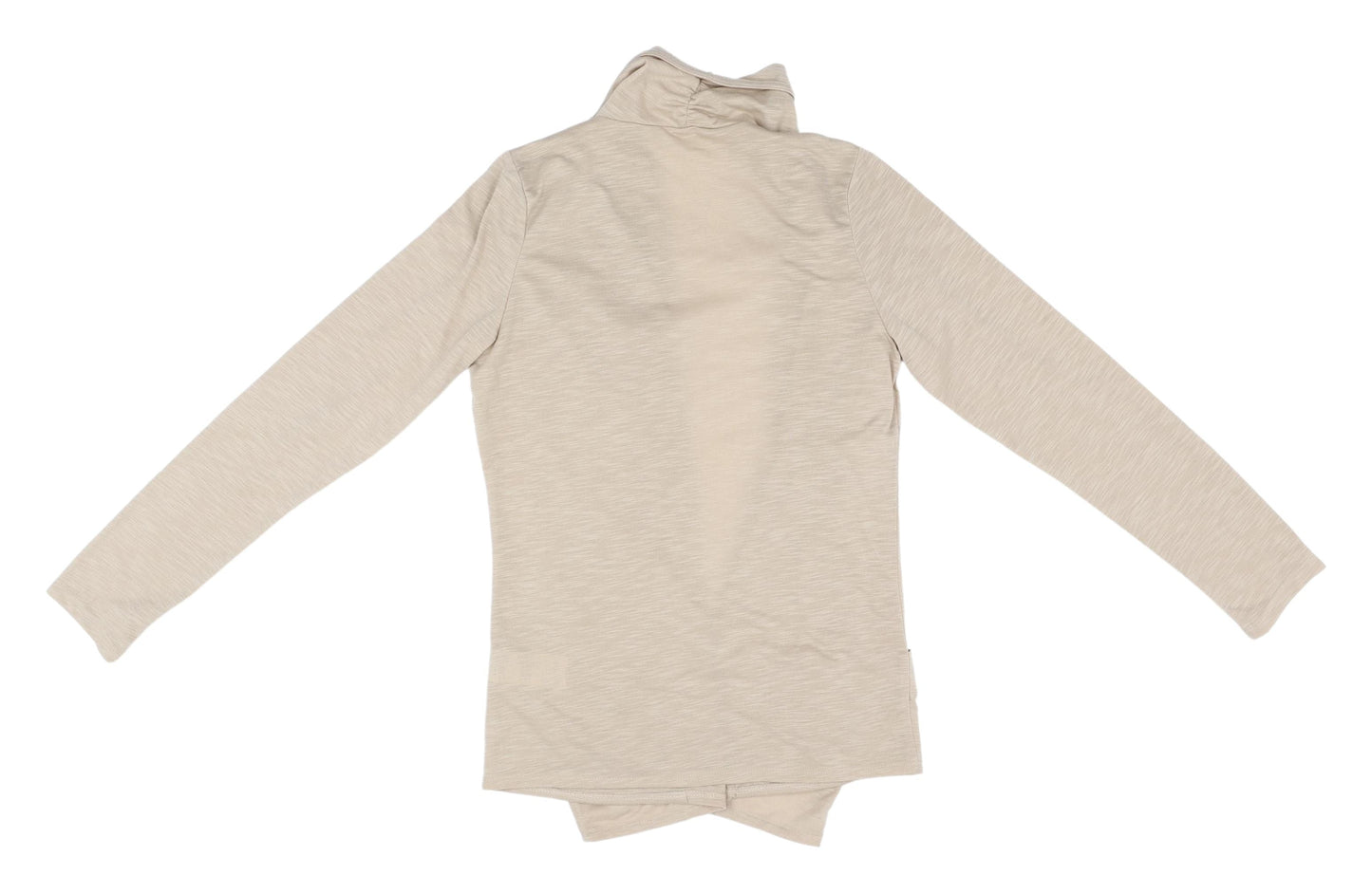 Oasis Women's Beige Coatigan, Size S, Relaxed Fit Casual Long