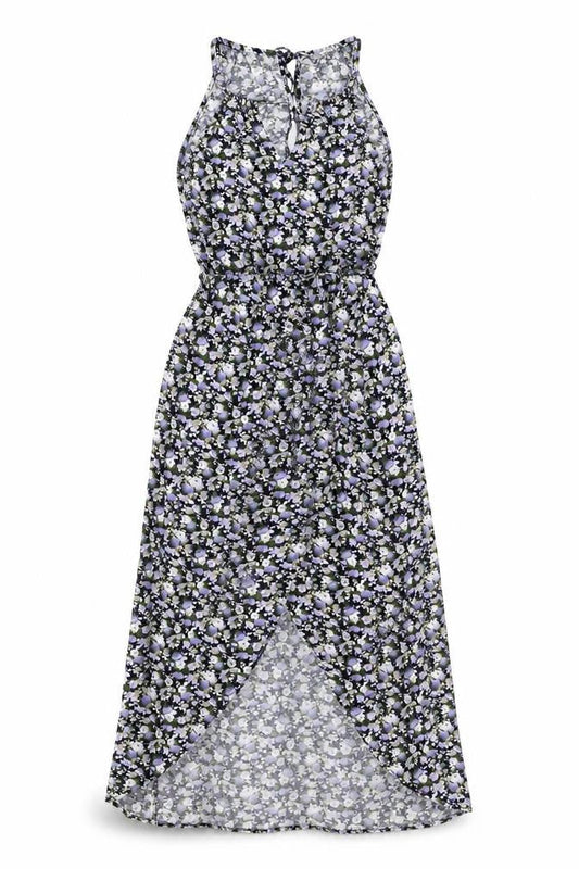 Oasis Women's Floral Midi Wrap Dress - Size 8