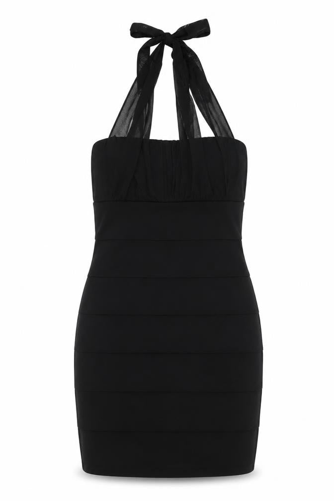 Sweet Storm Black Sleeveless Bodycon Dress M