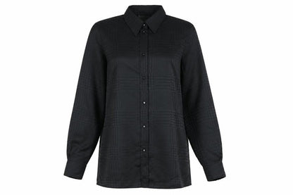 Exclusiv Black Women's Button-Up Shirt Size 8