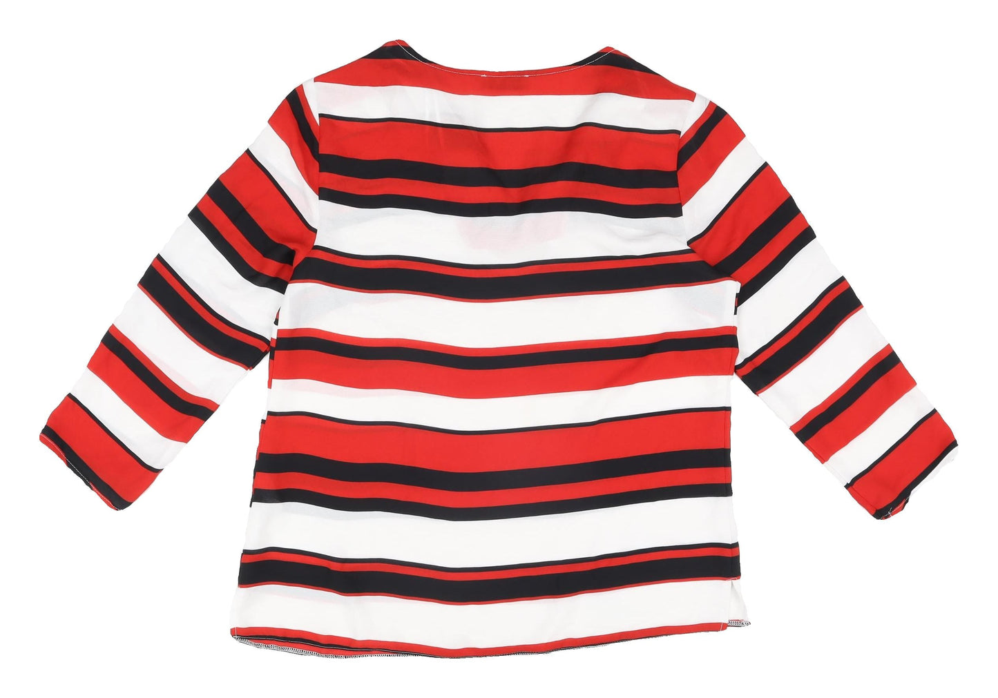 Soon Women's Multicoloured Striped Tunic Blouse Size 12