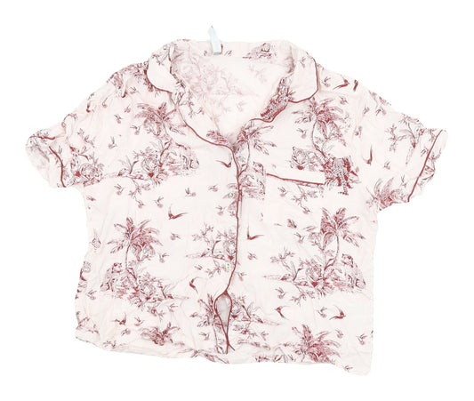 New Look Women's Multicoloured Pyjama Top UK 14