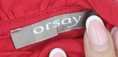 ORSAY Women's Red XS Long Sleeve Blouse