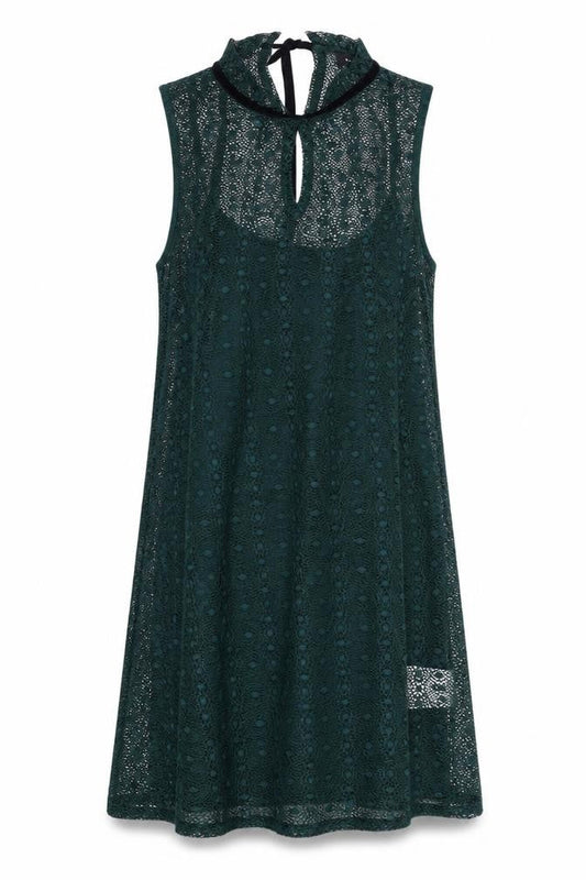 New Look Women's Green Sleeveless Dress UK 14