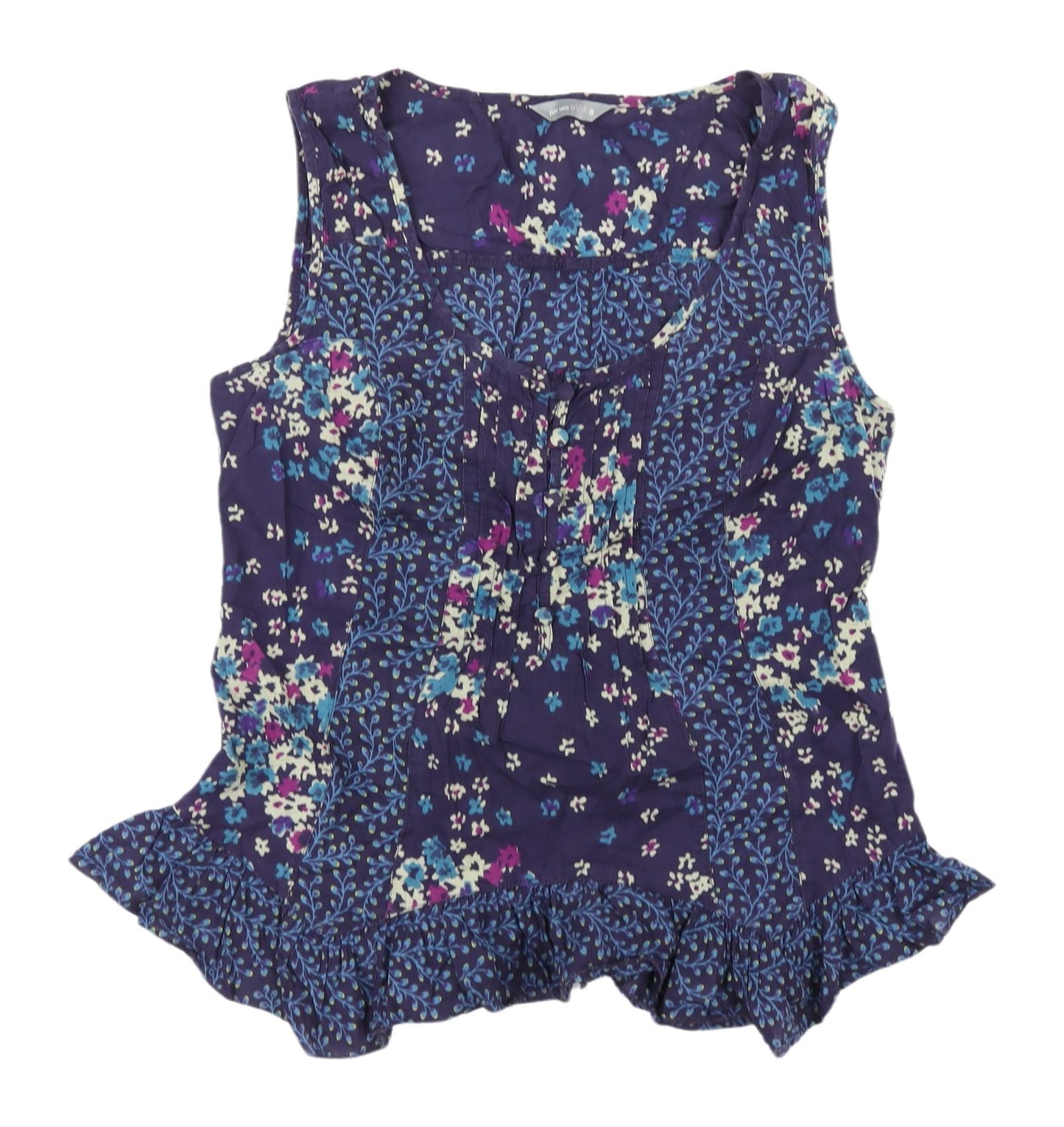 Per Una Women's Floral Blouse, Size 8, Multicoloured, Tunic