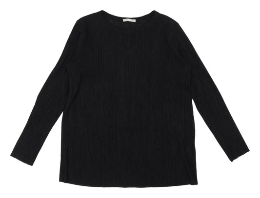 Zara Women's Black Long Sleeve Blouse M