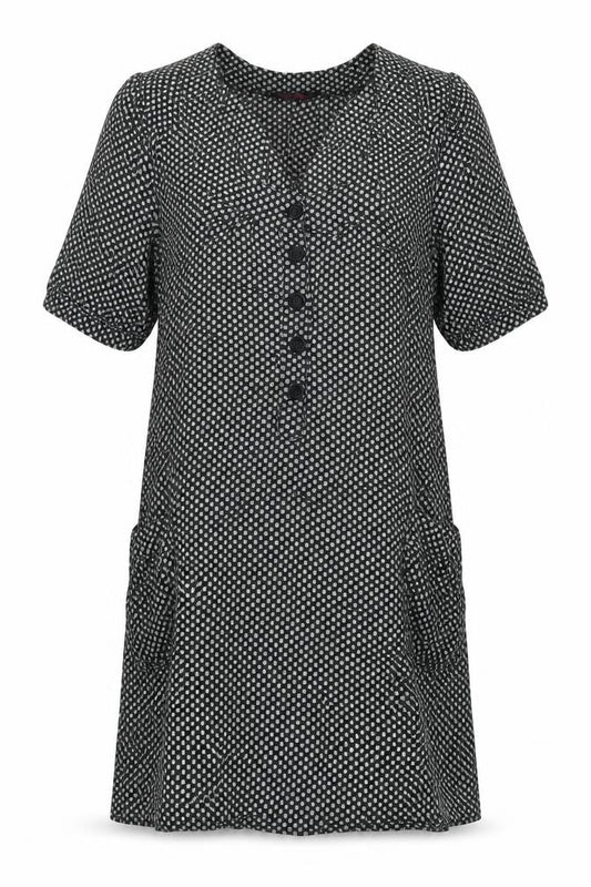 Miss Selfridge Black Floral Dress Size 12 Women