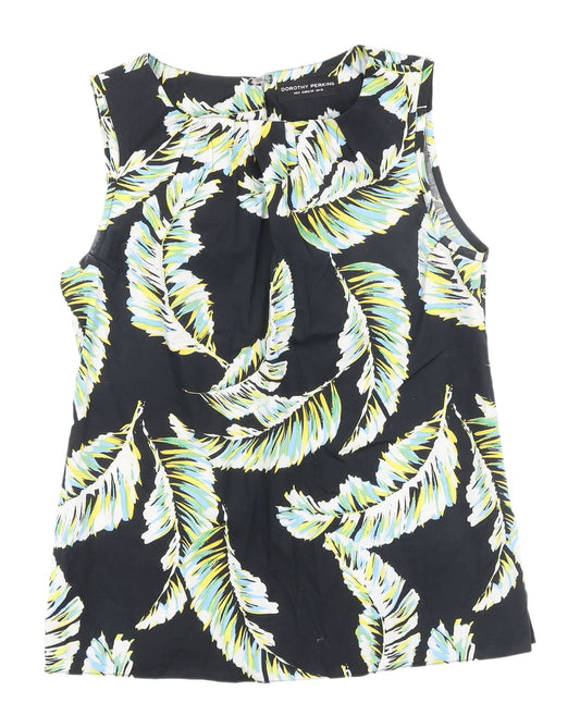 Dorothy Perkins Women's Multicoloured Floral Tunic Blouse UK 10