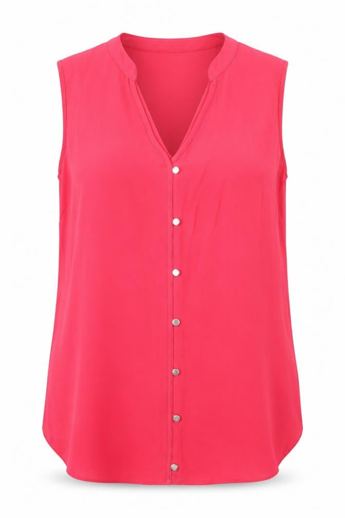 Dorothy Perkins Women's Pink Sleeveless Blouse Size 10