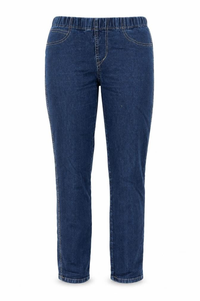 Parisian Womens Blue Cotton Jegging Jeans Size 10 L29 in Regular - Elasticated Waist