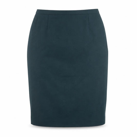 Premium Collection Womens Green Wool A-Line Skirt Size 26 in Zip