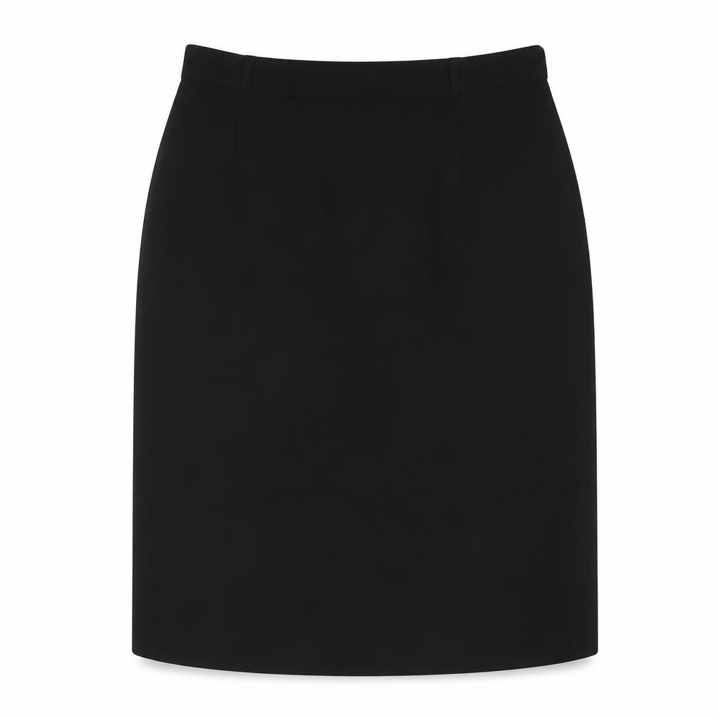 Dunnes Stores Womens Black Polyester A-Line Skirt Size 37 in Zip