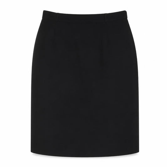 Dunnes Womens Black Polyester A-Line Skirt Size 37 in Zip