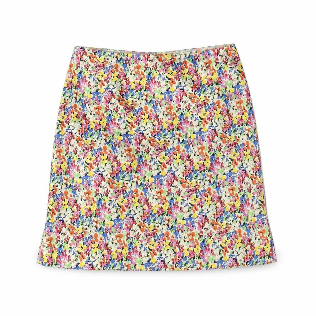 Topshop Womens Multicoloured Floral Polyester Mini Skirt Size 8