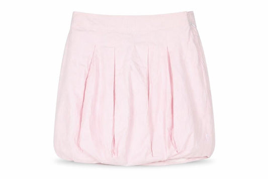 Lottum Womens Pink Striped Polyester Mini Skirt Size 8 Zip