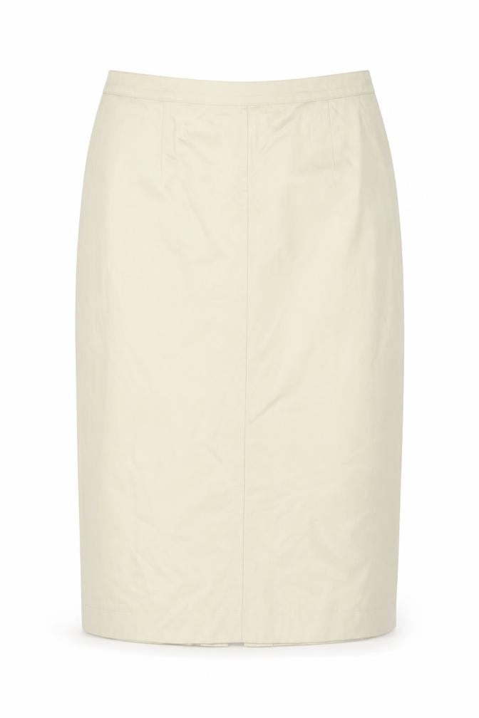 ara Womens Beige Polyester Straight & Pencil Skirt Size 32 in Zip