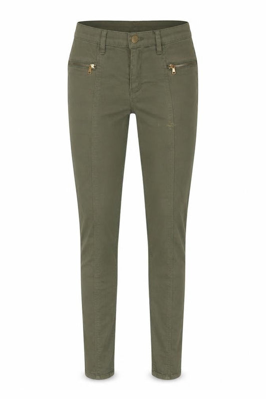 H&M Girls Green Cotton Skinny Jeans Size 12-13 Years L28 in Regular Zip - Zip Pockets