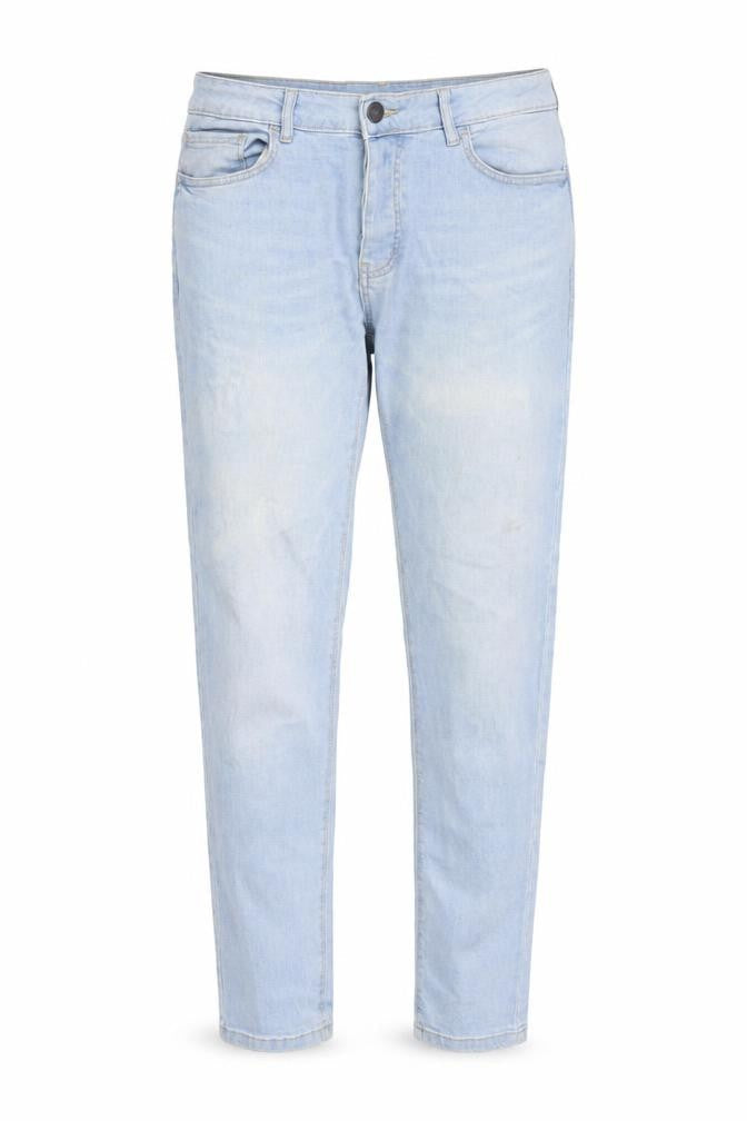 Denim & Co. Womens Blue Cotton Straight Jeans Size 34 in L31 in Regular Zip