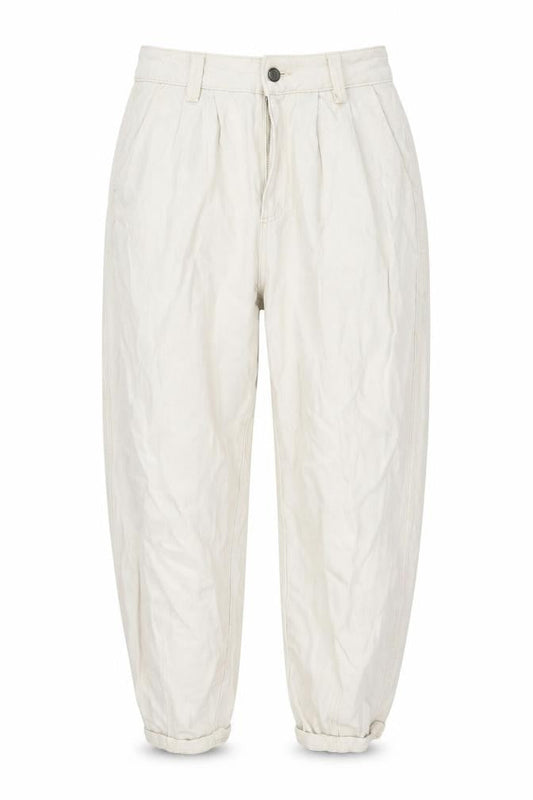 Bershka Womens Beige Cotton Mom Jeans Size 8 L23 in Regular Zip