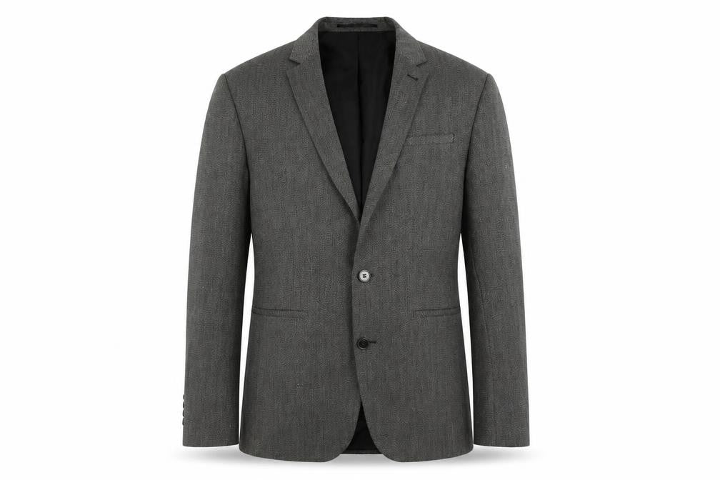ASOS Mens Grey Polyester Jacket Suit Jacket Size 40 Regular