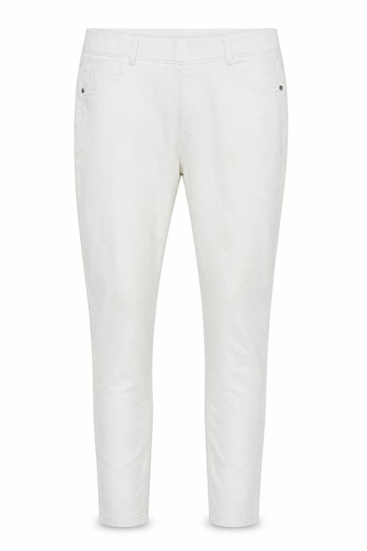 Dorothy Perkins Womens White Cotton Jegging Jeans Size 12 L27 in Regular - Elastic Waist