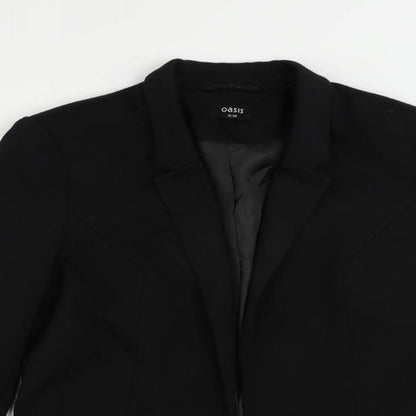 Oasis Womens Black Jacket Blazer Size 10 - Open