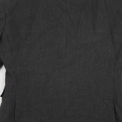 Next Mens Grey Polyester Jacket Suit Jacket Size 34 Regular