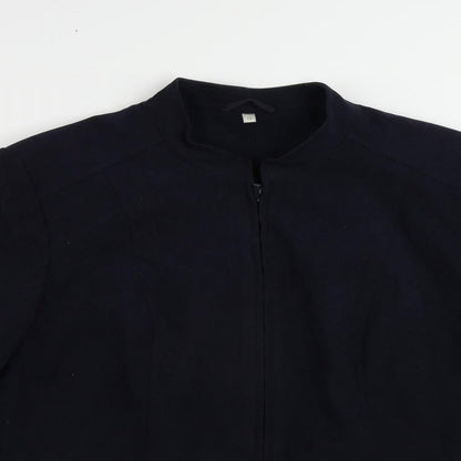 EWM Womens Blue Jacket Size 18 Zip