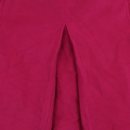 Marks & Spencer Womens Pink Pea Coat Coat Size 12 Button