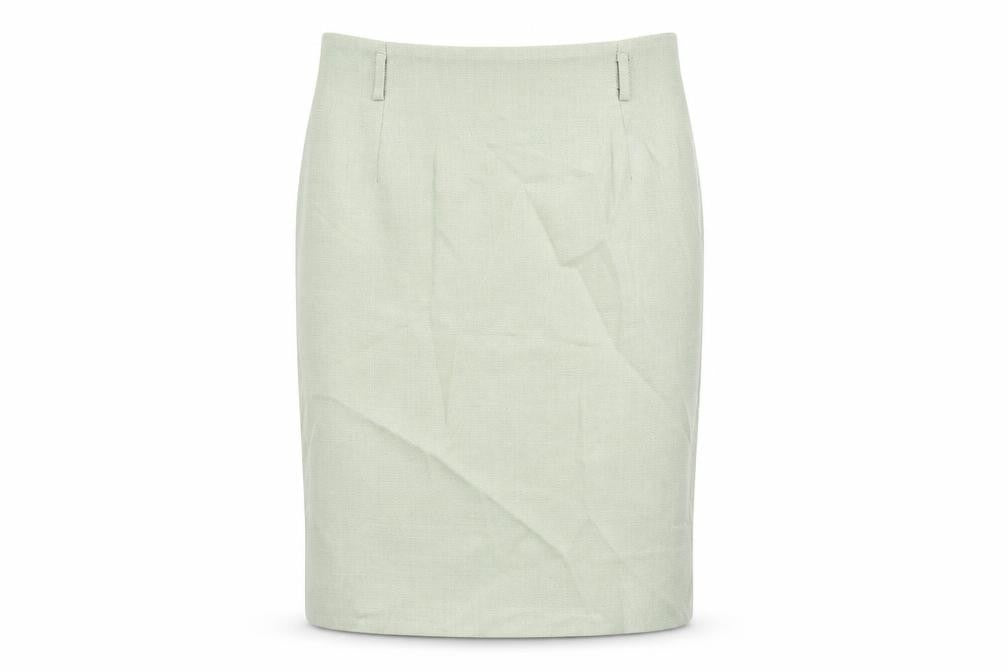 Betty Barclay Womens Green Polyester Straight & Pencil Skirt Size 14 Zip - Lined
