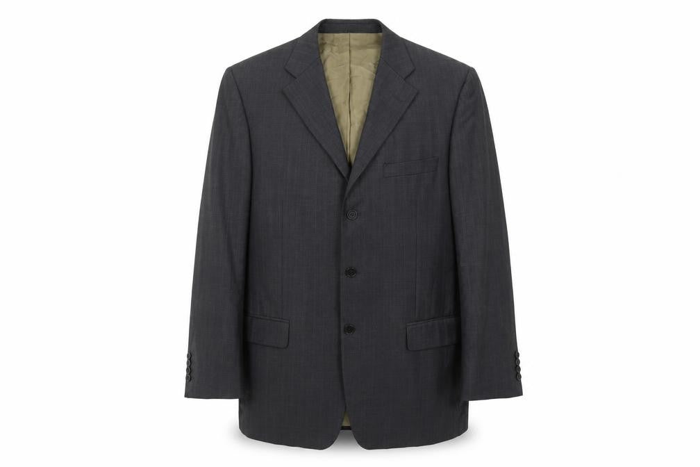 Marks & Spencer Mens Grey Wool Jacket Suit Jacket Size 44 Regular