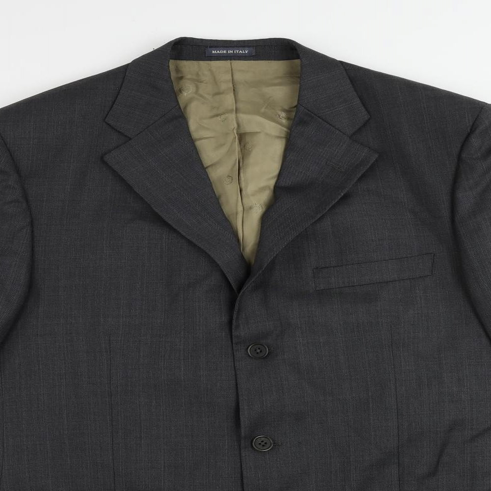 Marks and Spencer Mens Grey Wool Jacket Suit Jacket Size 44 Regular
