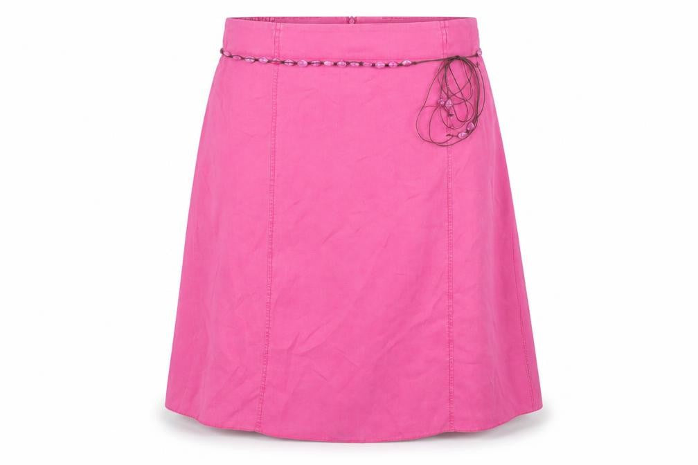 Principles Womens Pink Lyocell A-Line Skirt Size 18 Zip