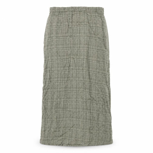 Linden Hill Womens Grey Geometric Viscose A-Line Skirt Size S Zip