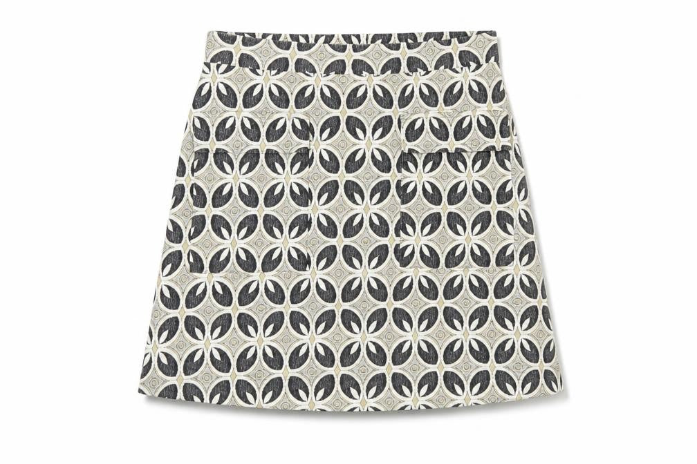 NEXT Womens Multicoloured Geometric Polyester A-Line Skirt Size 10
