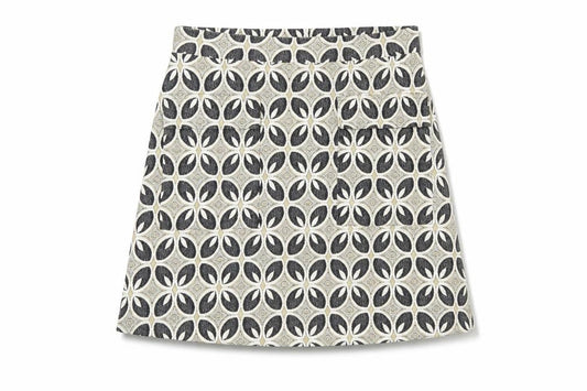Next Womens Multicoloured Geometric Polyester A-Line Skirt Size 10