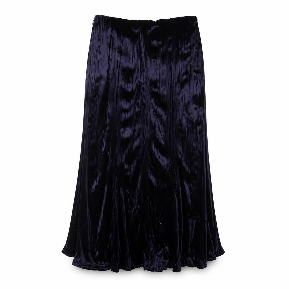 J. Taylor Womens Blue Polyester A-Line Skirt Size 12