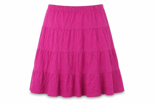 American Sweetheart Womens Pink Cotton A-Line Skirt Size 2XL
