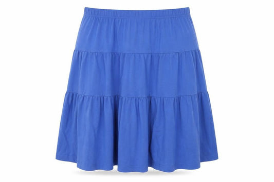 American Sweetheart Womens Blue Cotton A-Line Skirt Size 3XL