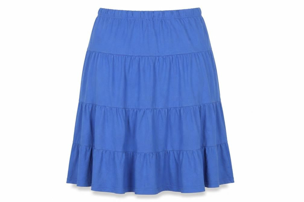 American Sweetheart Womens Blue Cotton A-Line Skirt Size 3XL