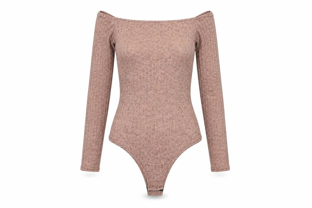 PRETTYLITTLETHING Womens Gold Polyester Bodysuit One-Piece Size 8 Snap