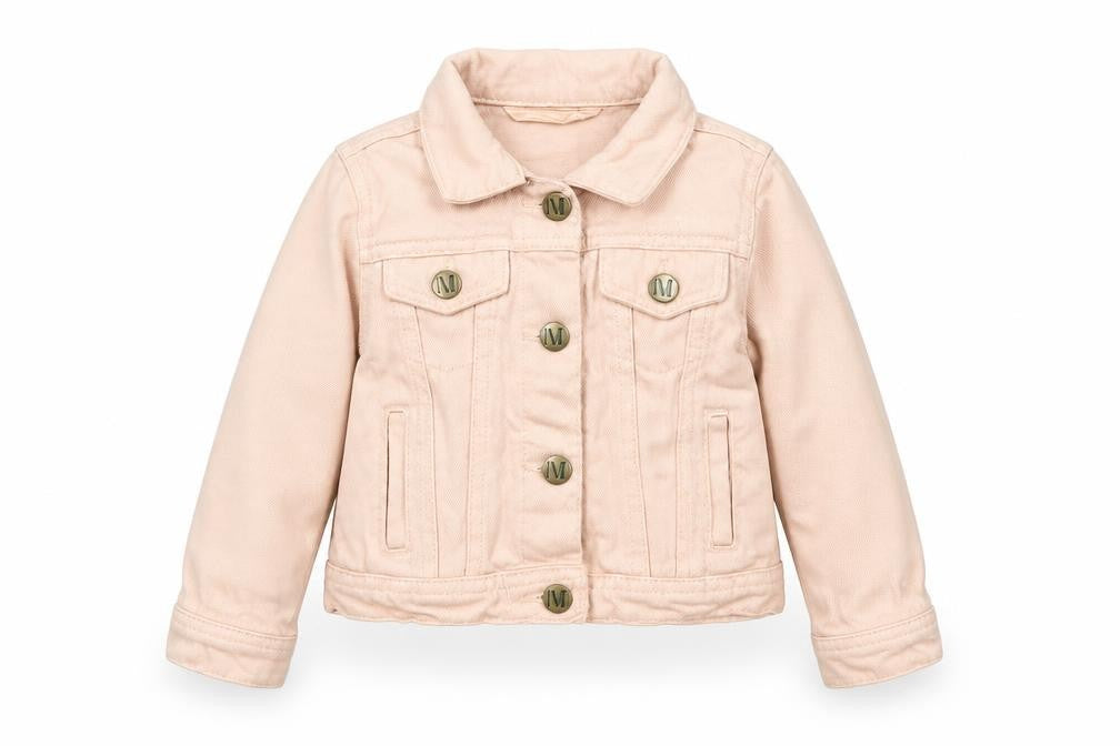 John Lewis Girls Pink Jacket Size 3 Years Button