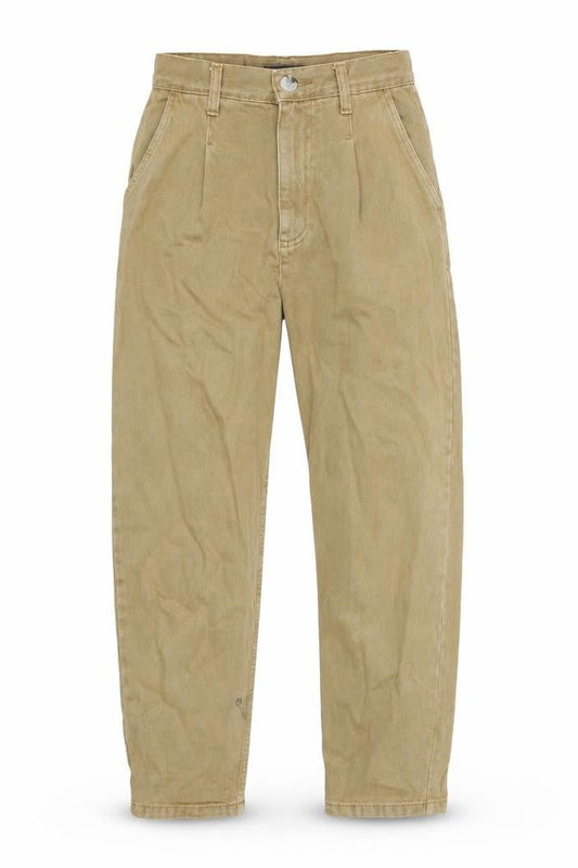 Bershka Mens Brown Cotton Tapered Jeans Size 28 in L28 in Regular Zip - Pockets