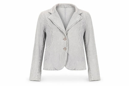 FCUK Womens Grey Jacket Size 12 Button