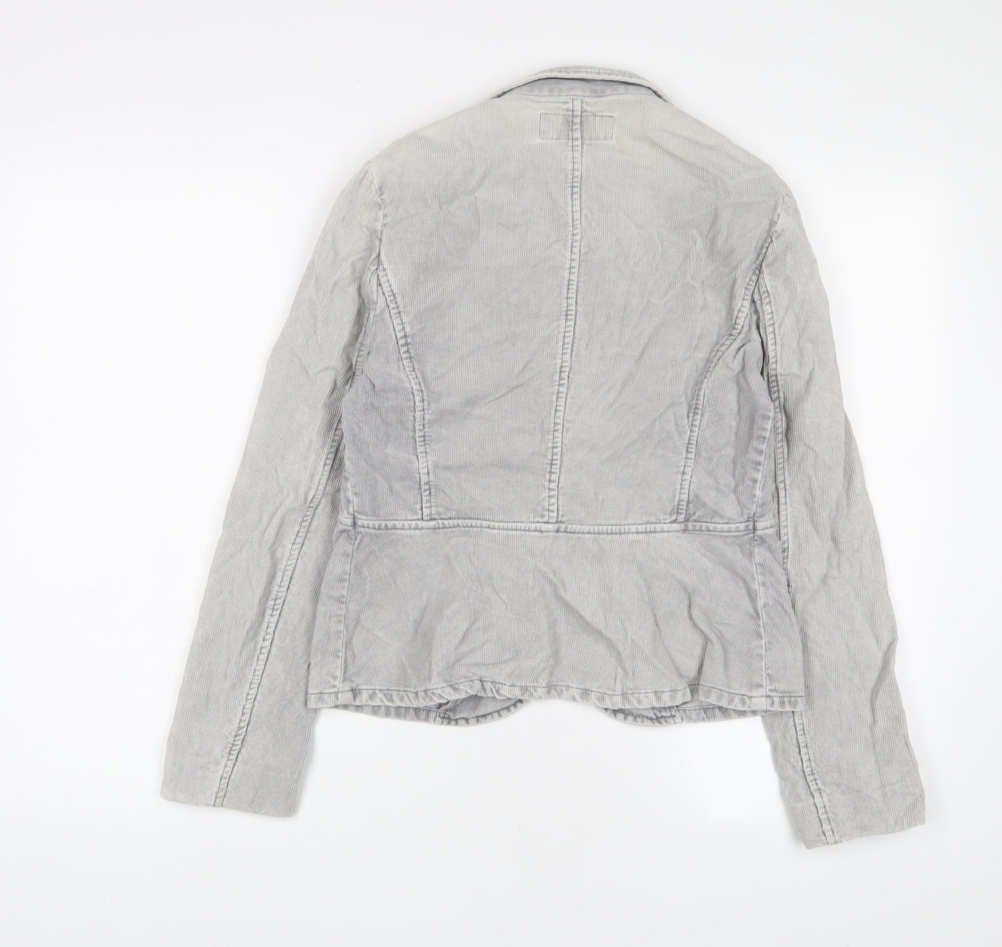 FCUK Womens Grey Jacket Size 12 Button