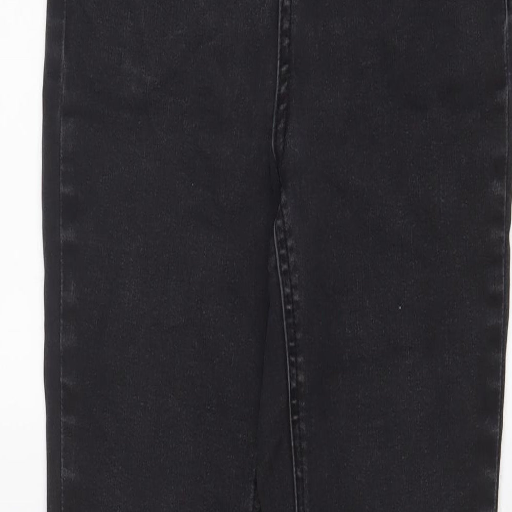 TU Womens Grey Cotton Skinny Jeans Size 8 L28 in Regular Zip