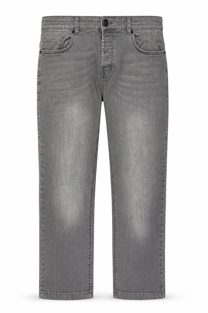Denim & Supply Mens Grey Cotton Straight Jeans Size 36 in L34 in Slim Zip - Pockets