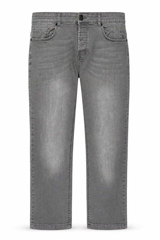 Denim & Supply Mens Grey Cotton Straight Jeans Size 36 in L34 in Slim Zip - Pockets
