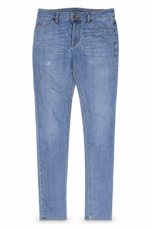 ASOS Womens Blue Cotton Skinny Jeans Size 30 in L36 in Regular Zip